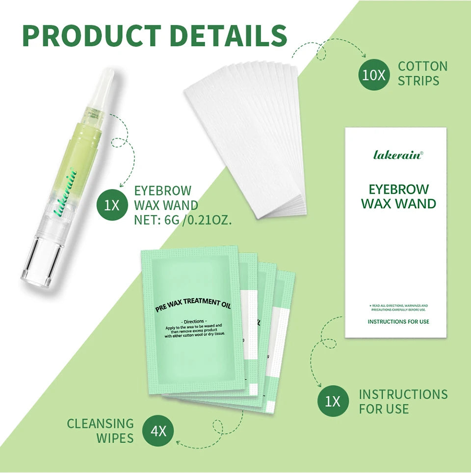 Precision Eyebrow Waxing Wand for Salon-Quality Brows at Home - 8