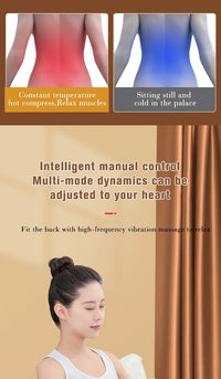Electric Heated Shiatsu Neck and Back Massage Pillow