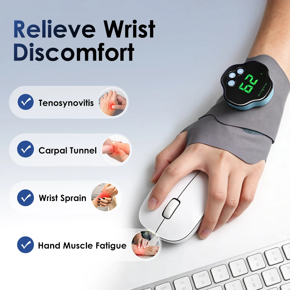 Electric EMS Microcurrent Wrist Massager for Pain Relief - 13