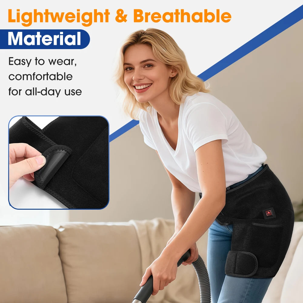 Heated Hip and Lower Back Support Brace - 9