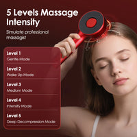Electric Scalp Massager and Hair Growth Serum Applicator