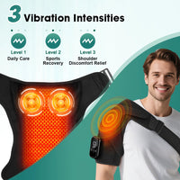 Heated Vibration Shoulder Massager for Pain Relief