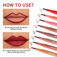 Waterproof Sculpting Ballpoint Lip Liner Pen