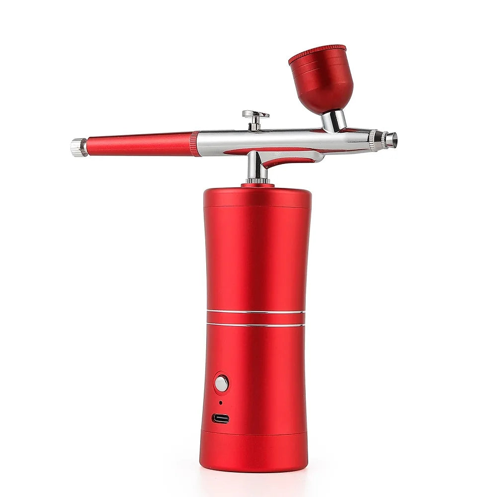 Portable Mini Airbrush Kit for Nail Art and Makeup - 19