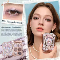 5-Color Shimmer and Glitter Eyeshadow Palette