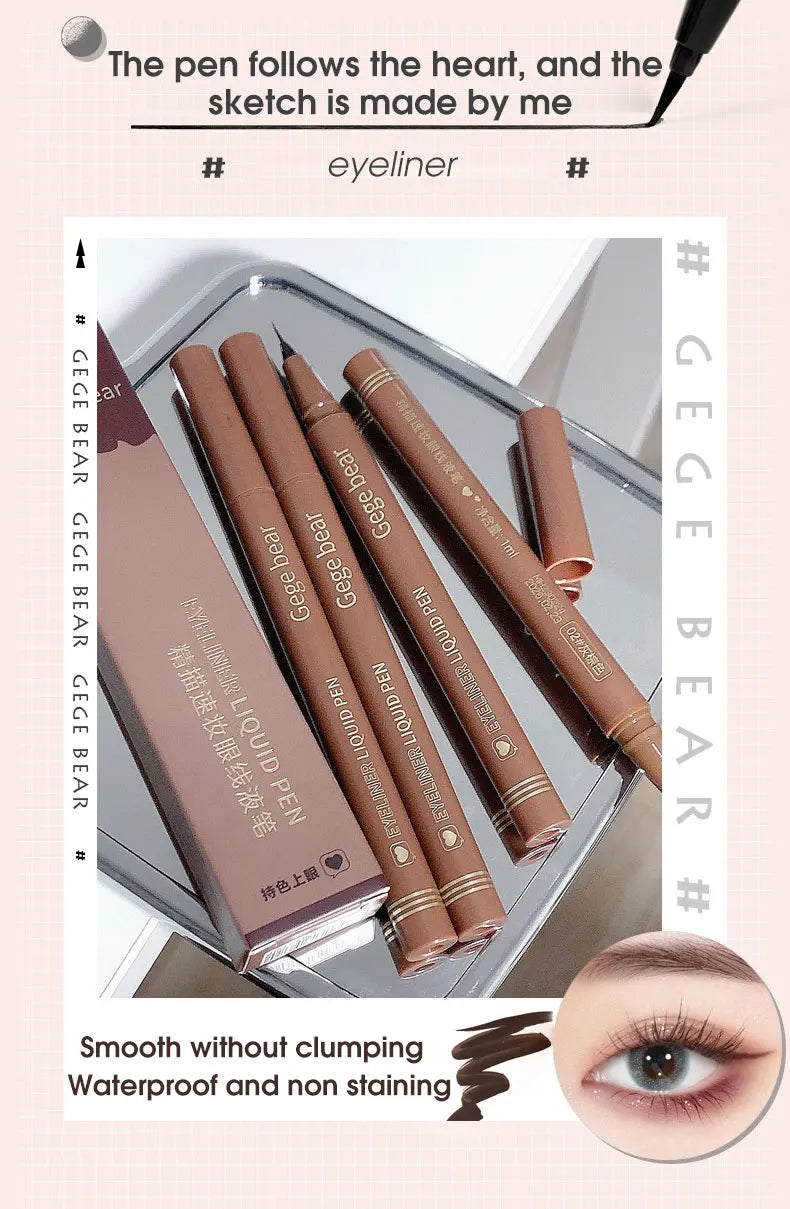 Precision Waterproof Liquid Eyeliner Pen - 7