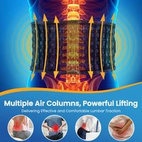 Heated Inflatable Lumbar Support Belt for Back Pain Relief
