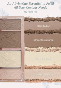 Sculpting & Highlighting Face Palette with Brush Set