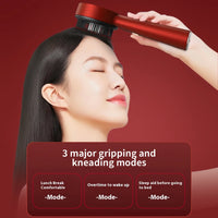 Electric Scalp Massager and Hair Growth Serum Applicator Comb