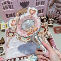 Cute Teddy Bear Handheld Makeup Mirror