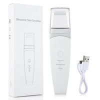 Ultrasonic Facial Skin Scrubber and Pore Cleaner