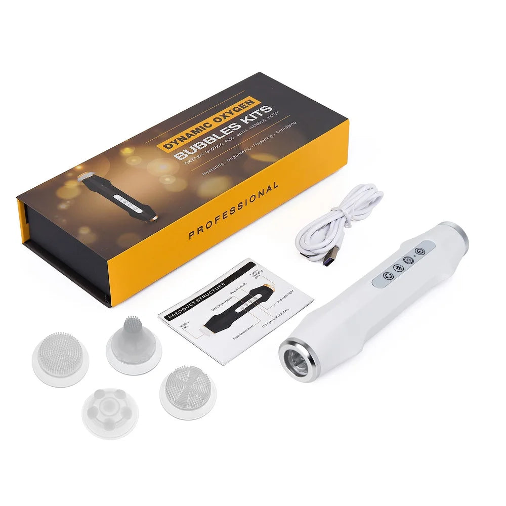 7-Color LED Oxygen Facial Rejuvenation Wand - 24