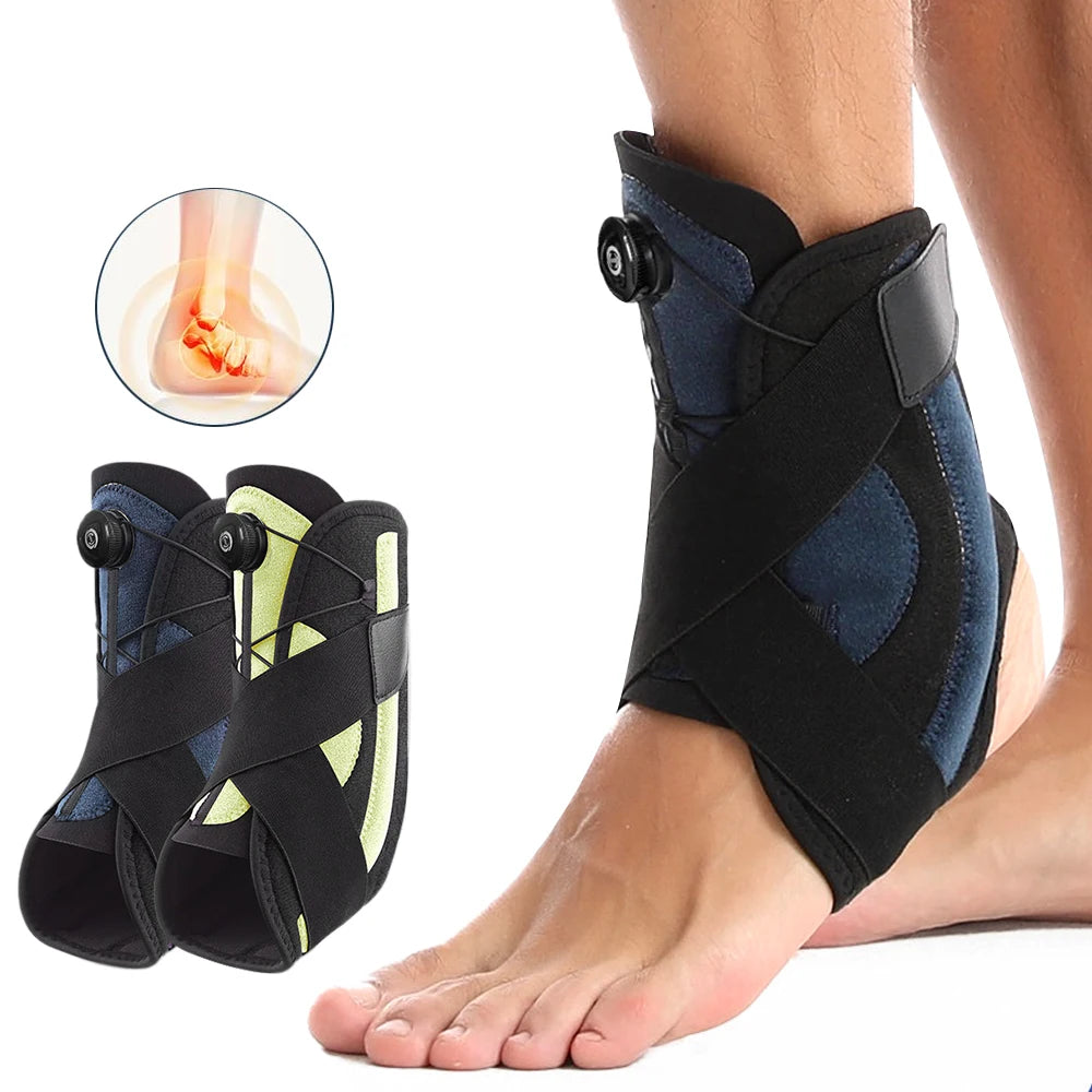 Adjustable Ankle Support Brace with Compression Knob - 8