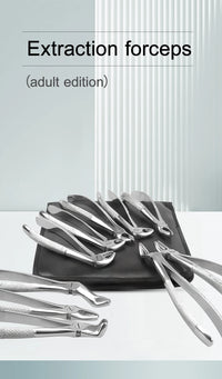 Professional Dental Extraction Forceps and Elevator Kit