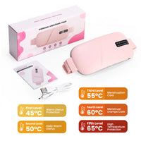 Portable Heated Massage Belt for Menstrual Cramp Relief