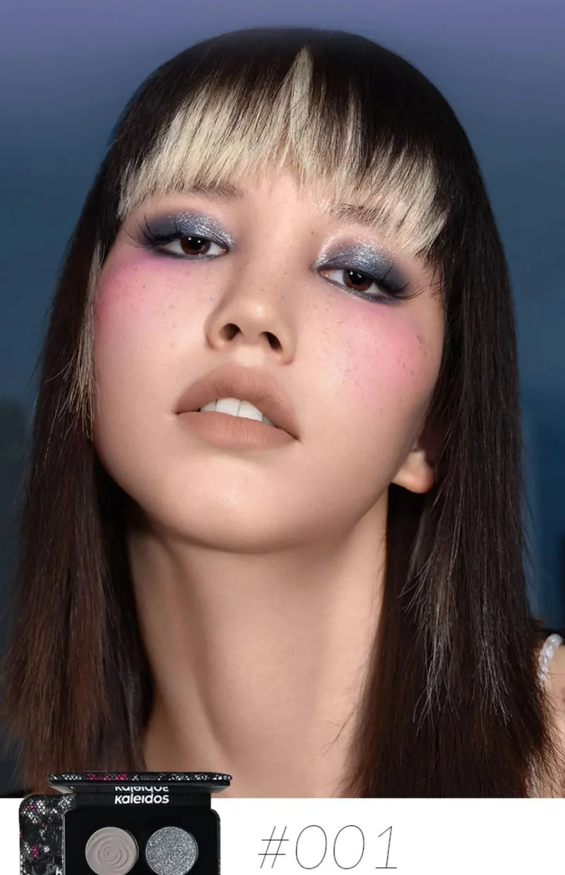 4-Color Shimmer & Matte Eyeshadow Palette - 26