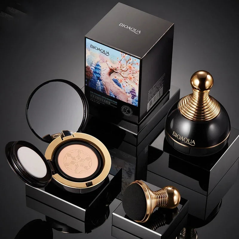 Mushroom Head Air Cushion Foundation for Flawless Coverage - 6