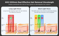 Painless IPL Hair Removal Device with Ice Cooling