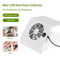 Portable USB Nail Dust Vacuum Collector