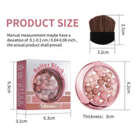 Long-Lasting Shimmering Pearl Blush Powder Beads