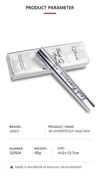 Diamond Glitter Mascara for Volumizing and Curling Lashes