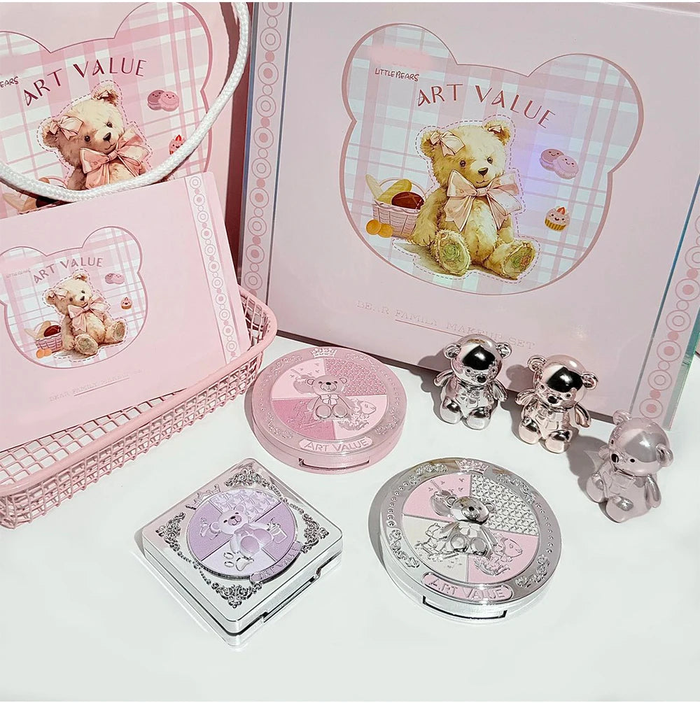 7-Piece Bear Themed Makeup Gift Set - 10