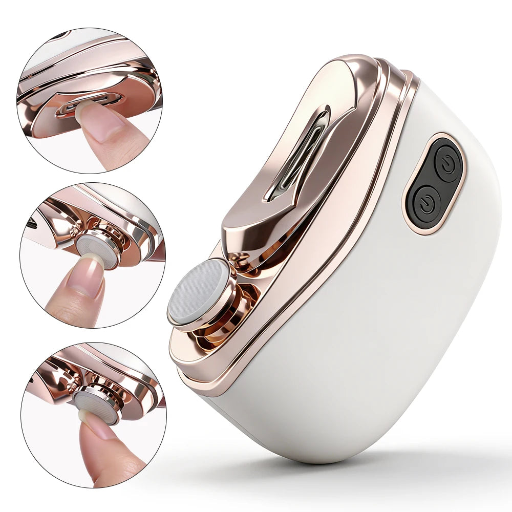 Automatic Electric Nail Clipper and Trimmer for All Ages - 18