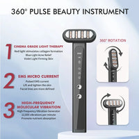 Red Light LED Facial Wand for Anti-Aging and Eye Care
