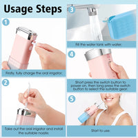 Portable Cordless Water Flosser for Deep Teeth Cleaning