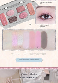 6-Color Swan Ballet Eyeshadow Palette