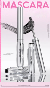 Volumizing Waterproof Steel Tube Mascara for Long-Lasting Lashes