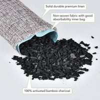 Natural Bamboo Charcoal Odor Absorber Bags (10 Pack)