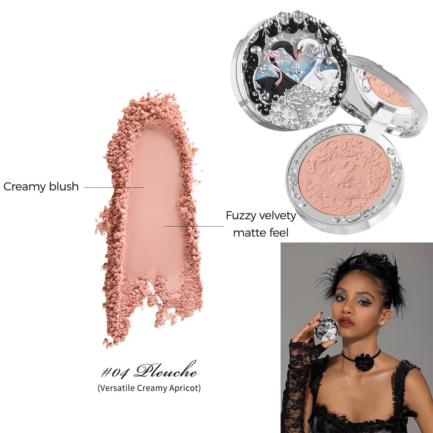 Long-Lasting Matte Powder Blush for Natural Cheek Color - 10