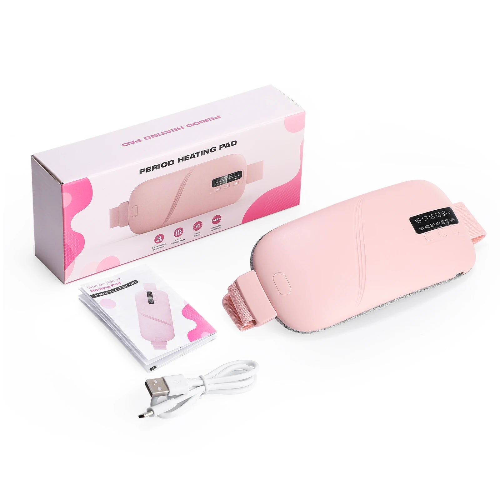 Portable Cordless Heating Pad for Period Cramp Relief - 24