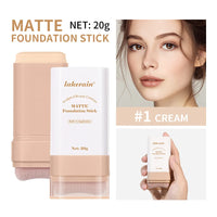 Matte Foundation Stick with Built-in Brush