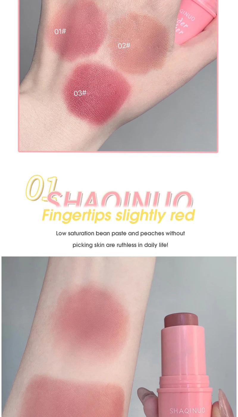 Creamy Blendable Blush Stick for a Natural Youthful Glow - 10