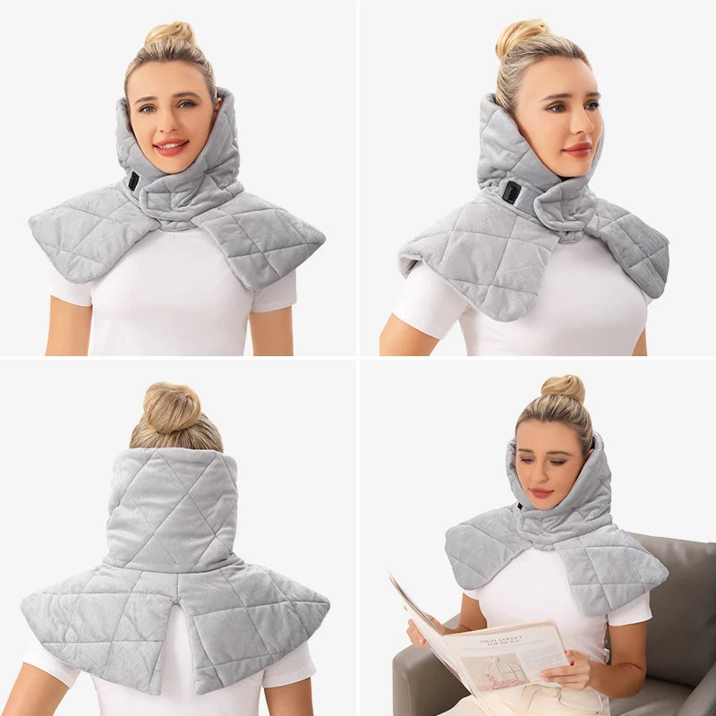 Electric Heated Neck and Shoulder Heating Wrap - 12