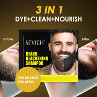 Instant 5-Minute Men's Beard Darkening Shampoo