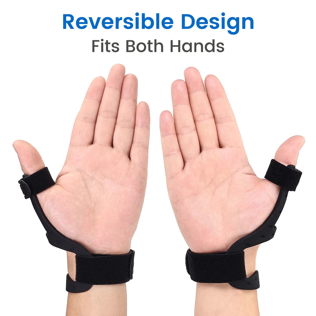 Adjustable Waterproof Silicone Thumb Splint for Pain Relief - 17