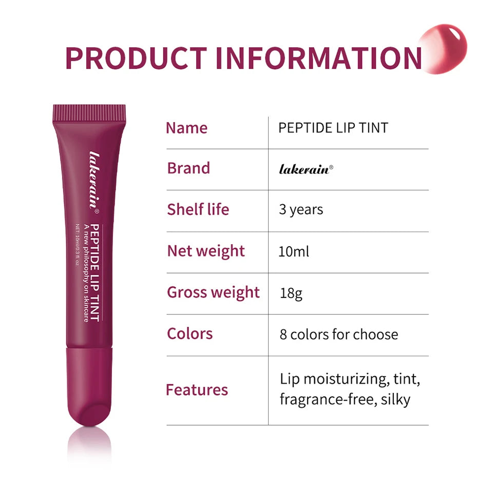 Peptide Tinted Moisturizing Lip Gloss for Hydrated Shine - 21