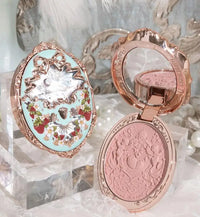 Embossed Long-Lasting Powder Blush for Silky Smooth Skin