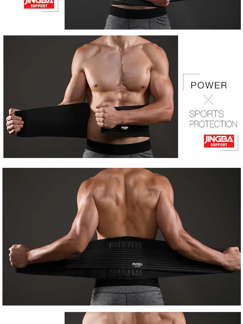 Adjustable Sports Waist & Back Support Trimmer Belt - 18