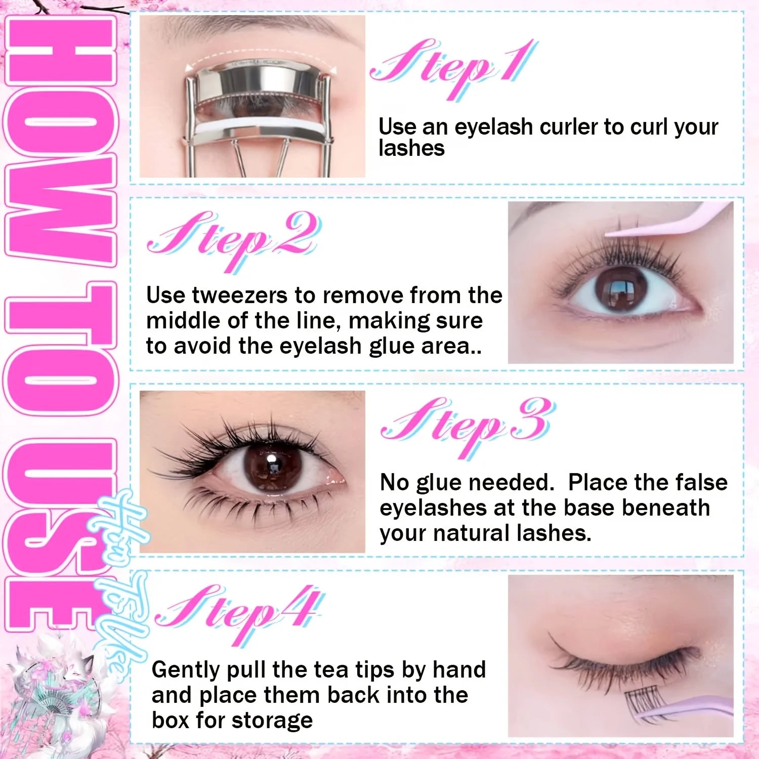 Reusable Glue-Free Cluster Lashes for Natural Daily Look - 7