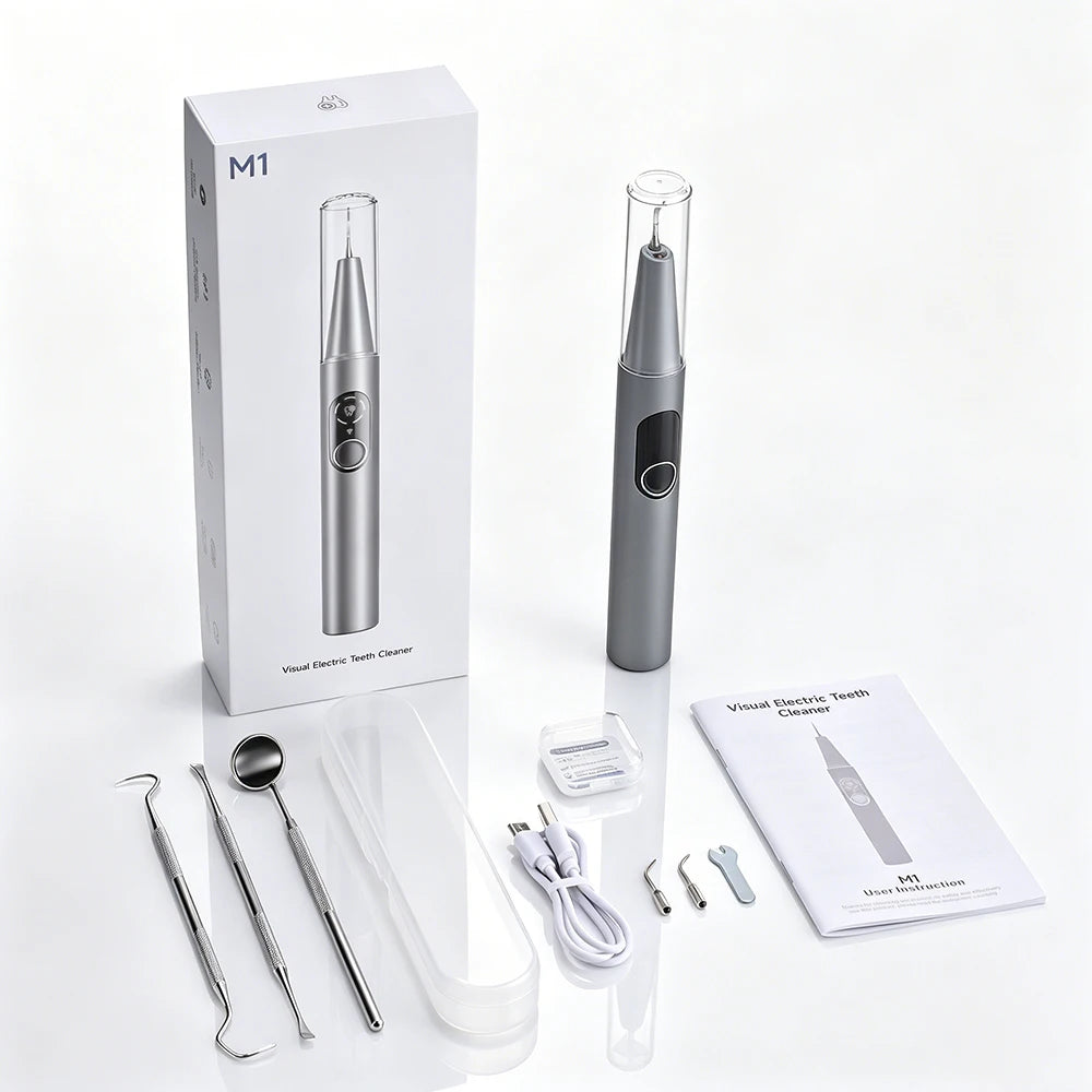 Visual Ultrasonic Tooth Scaler for At-Home Plaque Removal - 18
