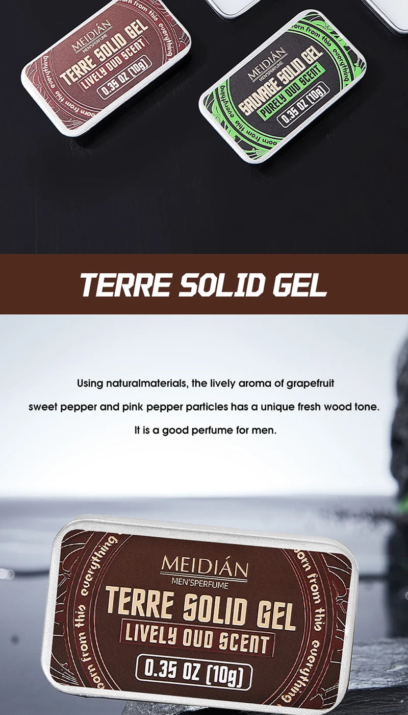 Portable Solid Cologne Perfume Set for Men - 15