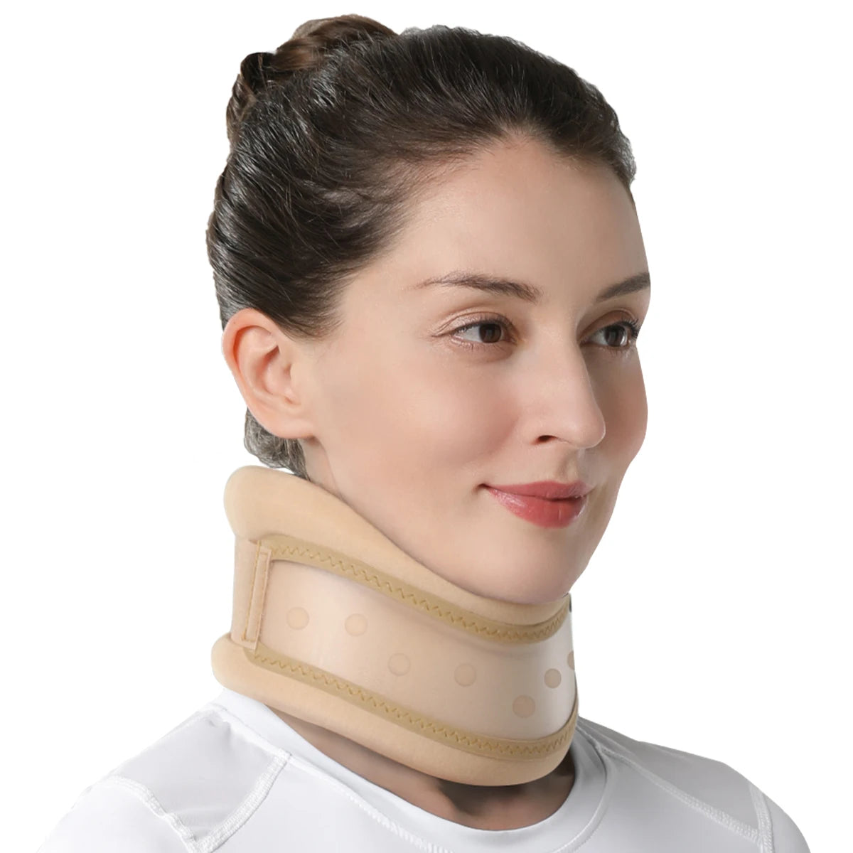 Adjustable Foam Cervical Neck Support Brace for Pain Relief - 21