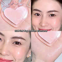 Heart-Shaped Water-Luminous Blush & Highlighter Cream