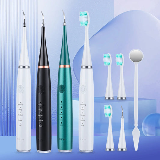 Ultrasonic Teeth Whitening and Plaque Remover Kit