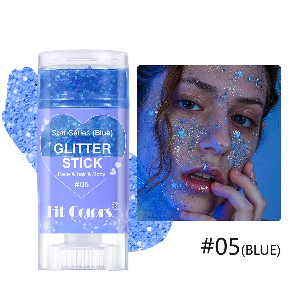 Festival Body and Face Glitter Makeup Stick - 11