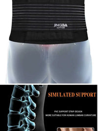 Adjustable Sports Waist & Back Support Trimmer Belt